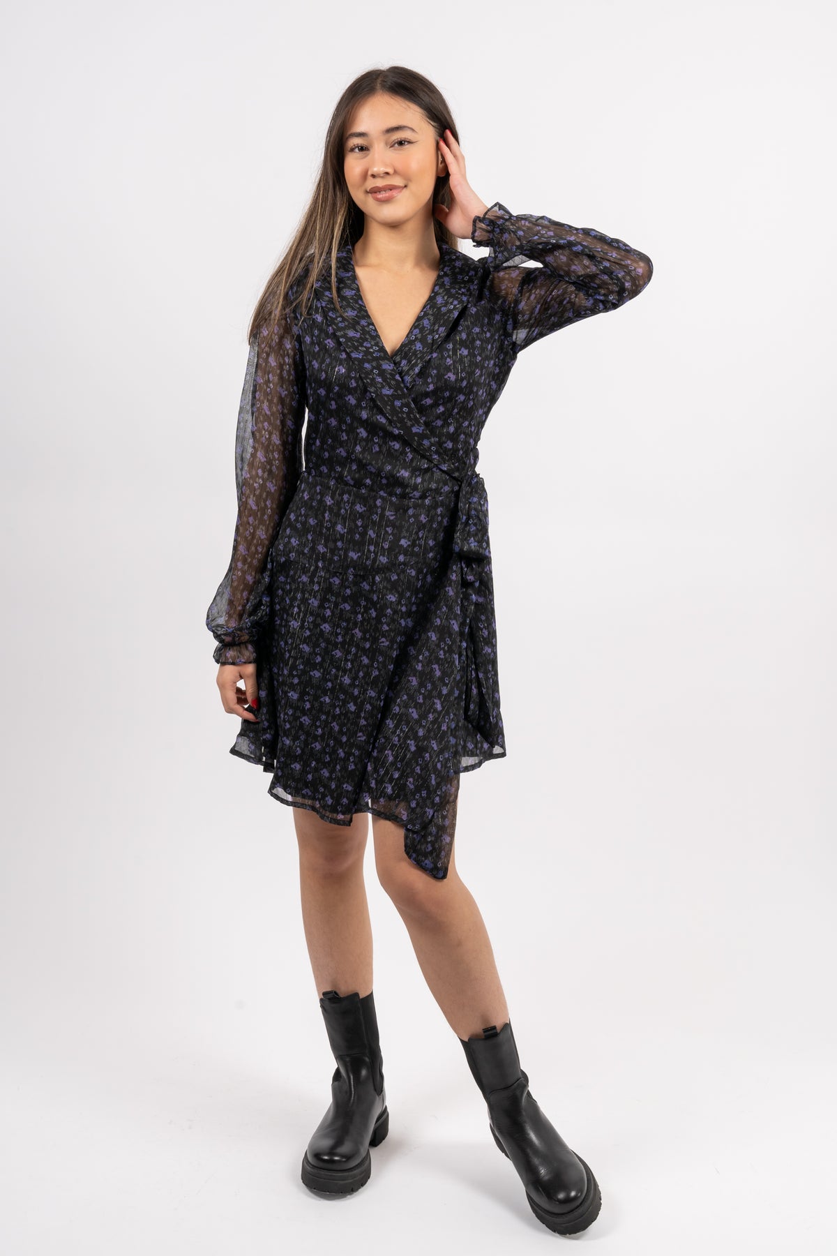 Kim Garden Dream Dress - Black