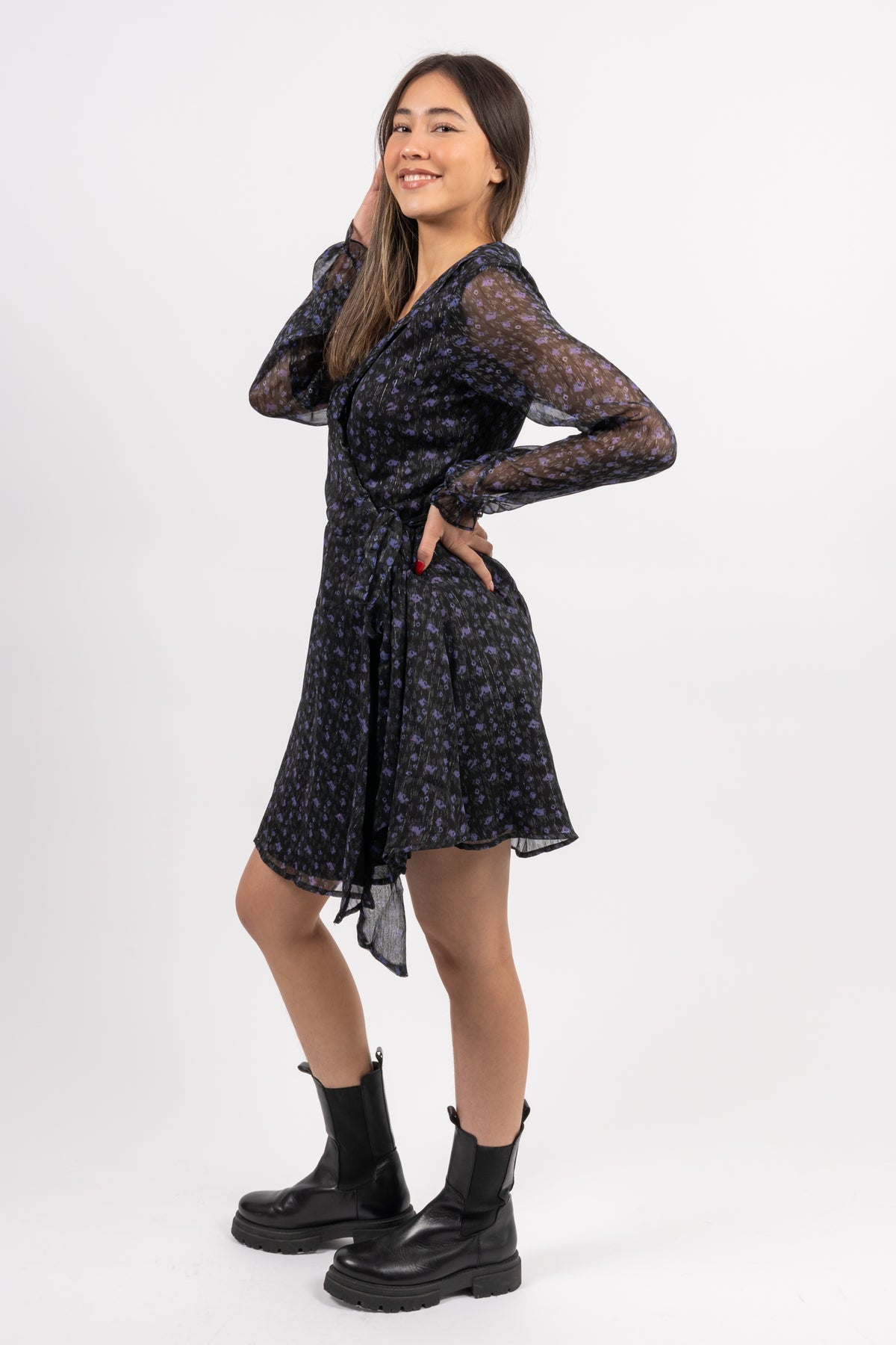 Kim Garden Dream Dress - Black