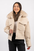 Charlie Jacket - Wool - Steady Creme