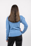 Fenja Ls T-Neck Top - Ultramarine