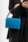 Brynn Panel Bag - Grecian Blue/Silver