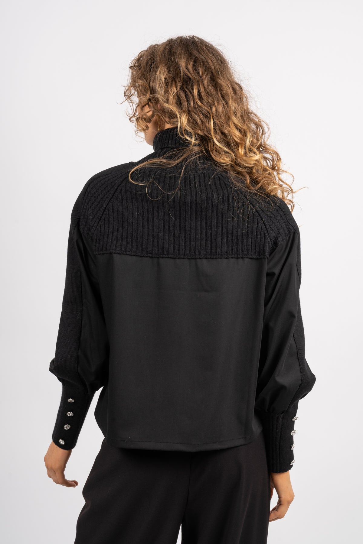 Cleo Merino Sweater - Black