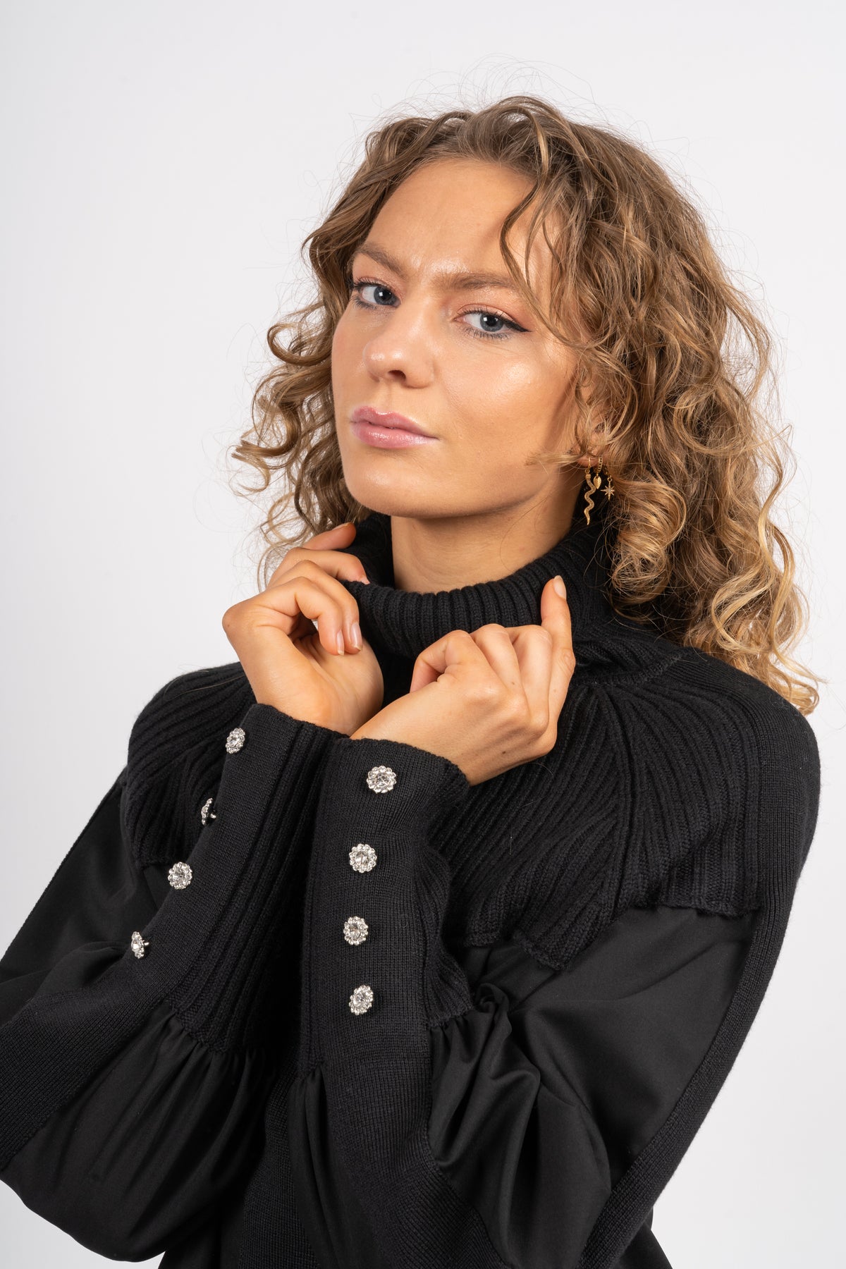 Cleo Merino Sweater - Black
