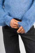 Toga Back Tie Pullover - Sky Blue