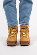 Euro Hiker - Wheat Nubuck With Gold