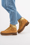 Euro Hiker - Wheat Nubuck With Gold