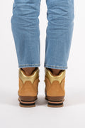 Euro Hiker - Wheat Nubuck With Gold