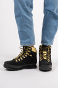 Euro Hiker - Black Nubuck With Gold