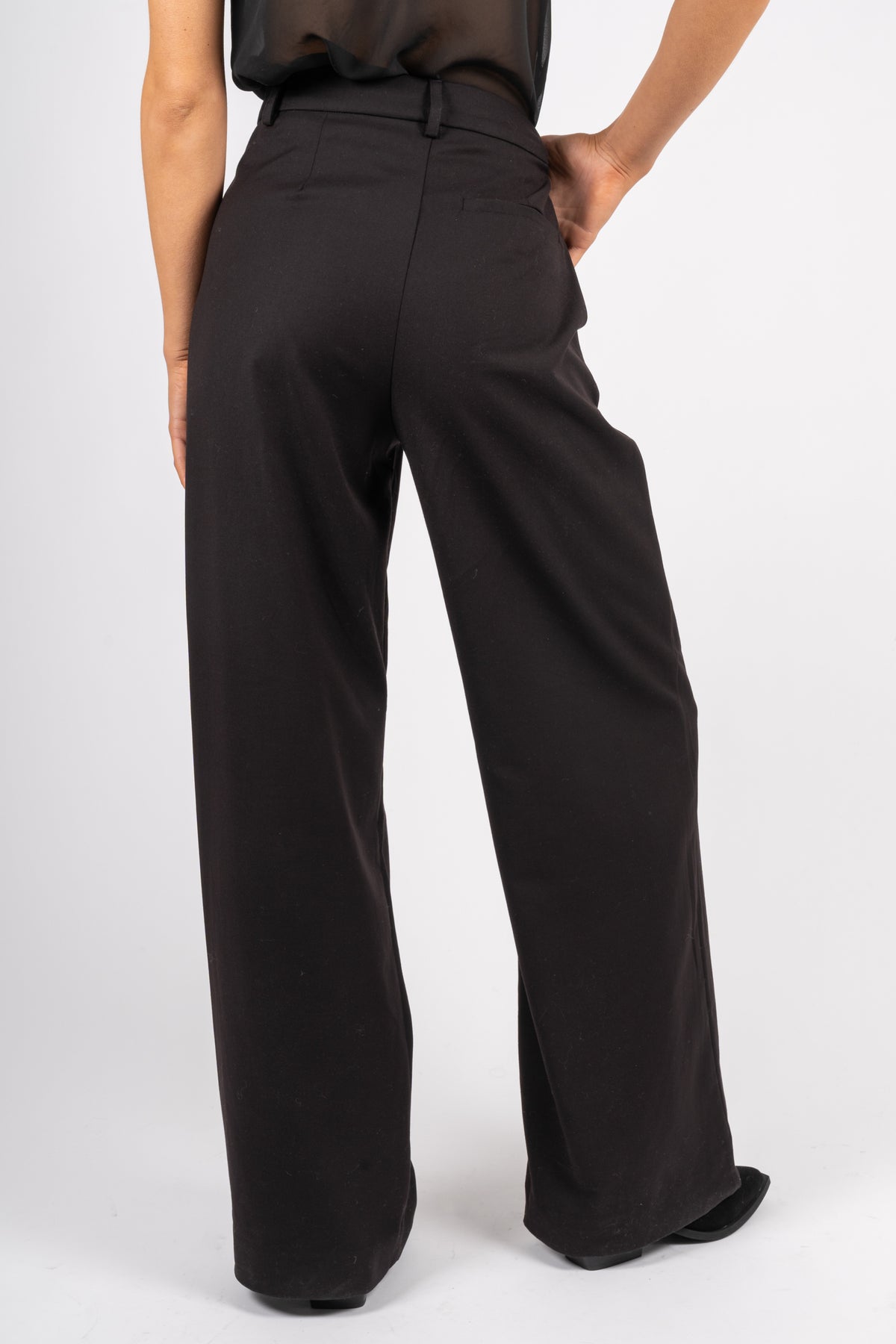 PaulaGZ MW Wide Pants - Black