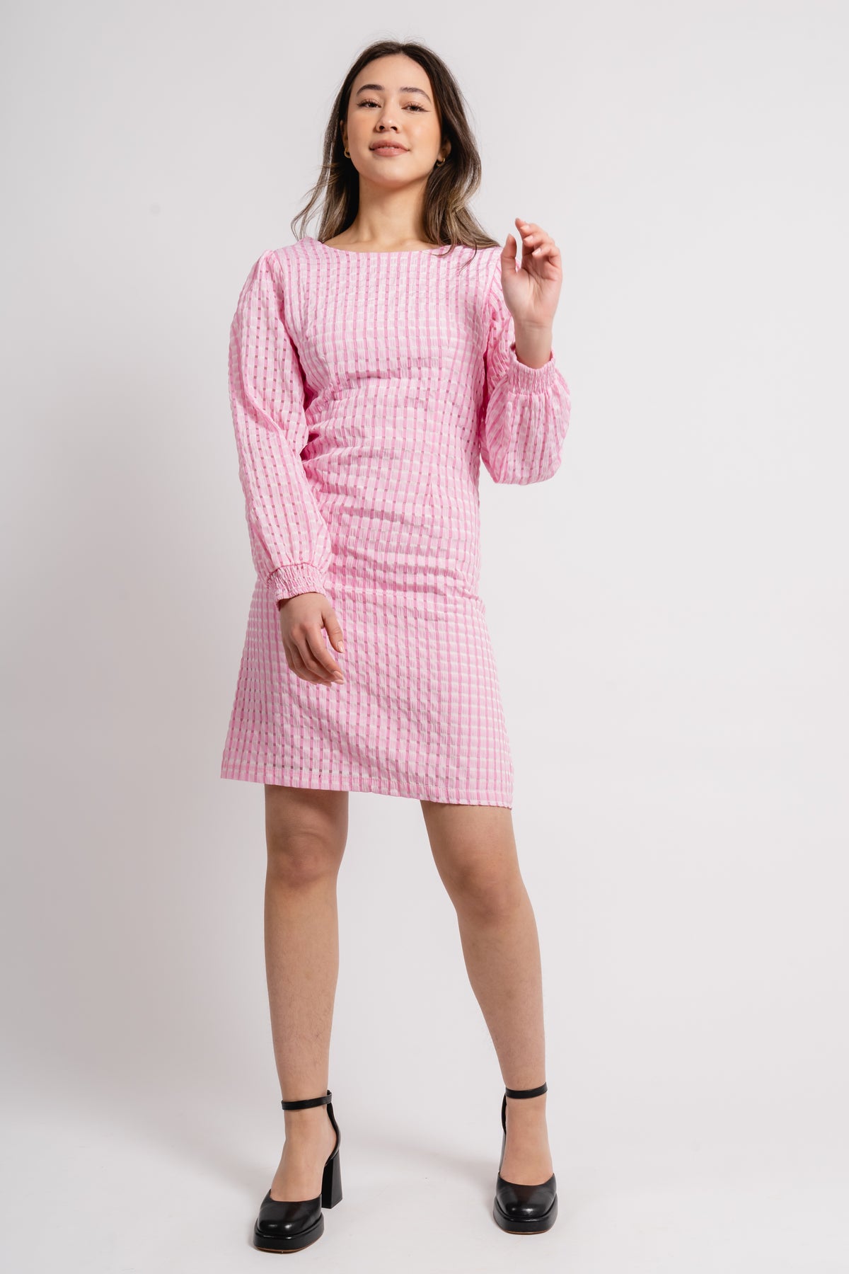 Blade Dicte Ls Dress - Rose