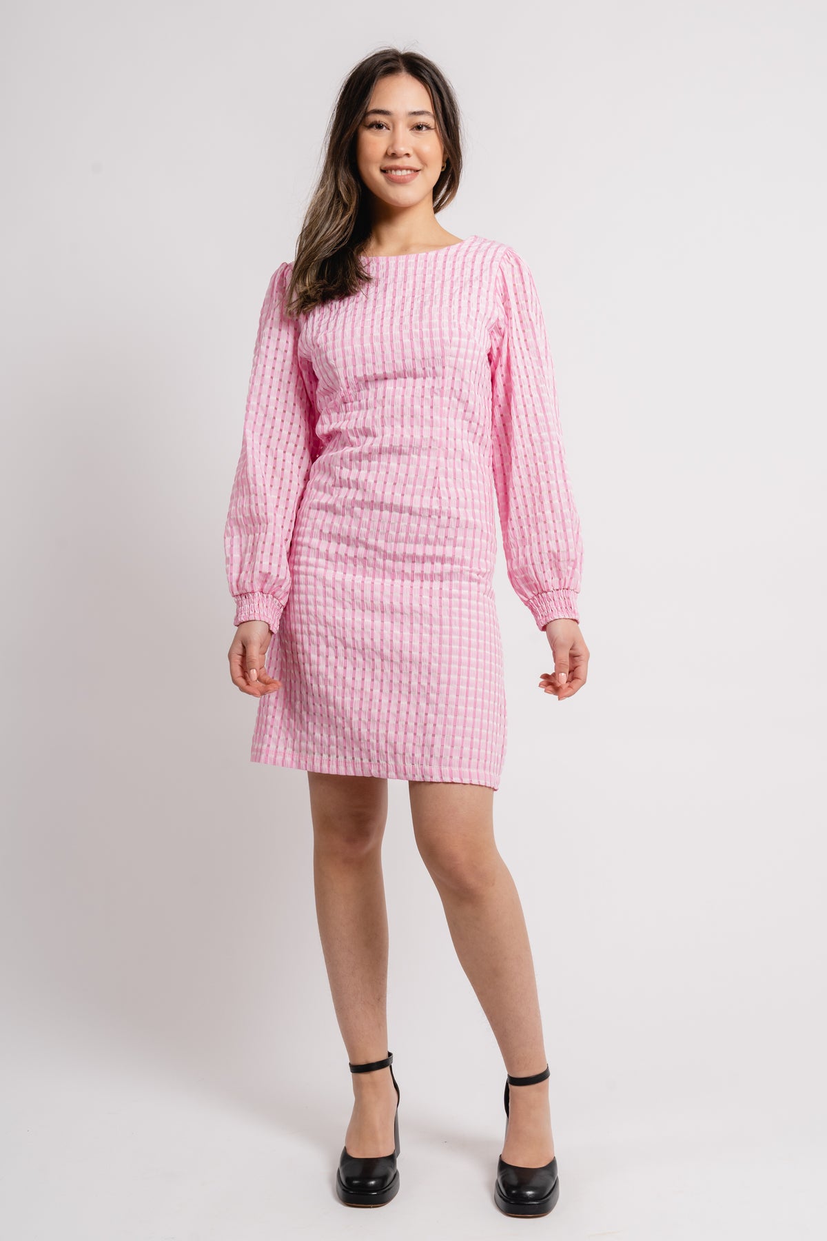 Blade Dicte Ls Dress - Rose