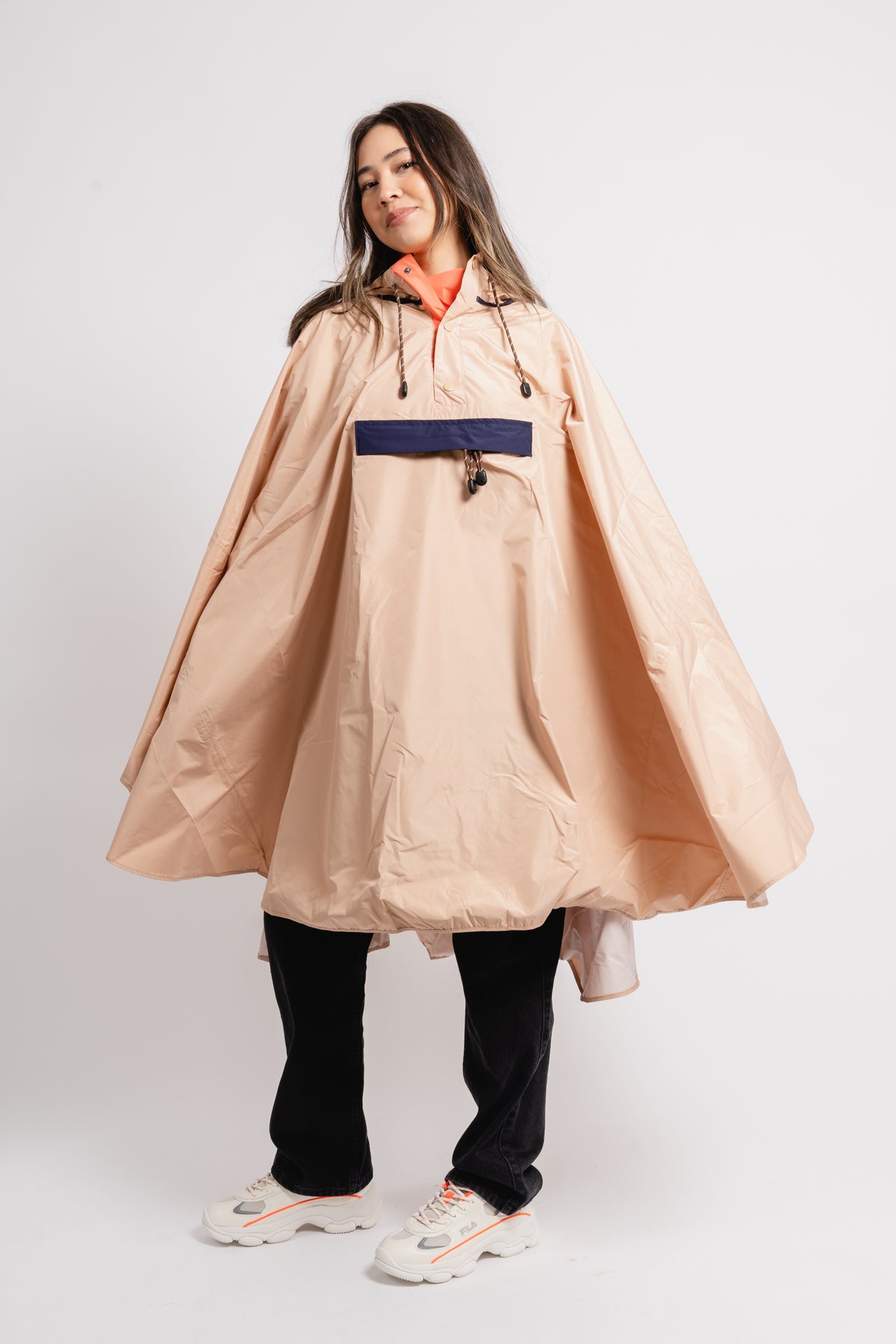 Solid Rain Cape - Cuban Sand
