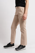 Alice Cropped Flare Pant - Latte