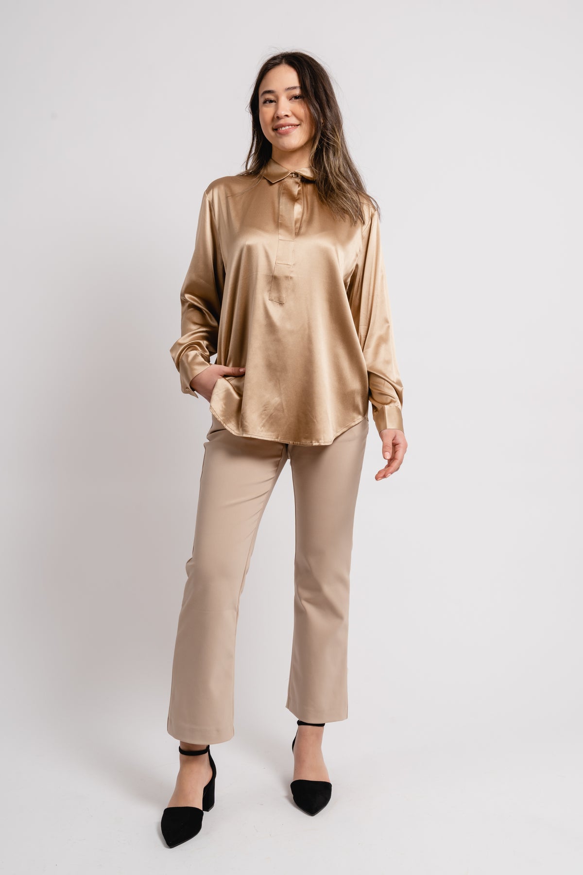 Leia Blouse - Terracotta