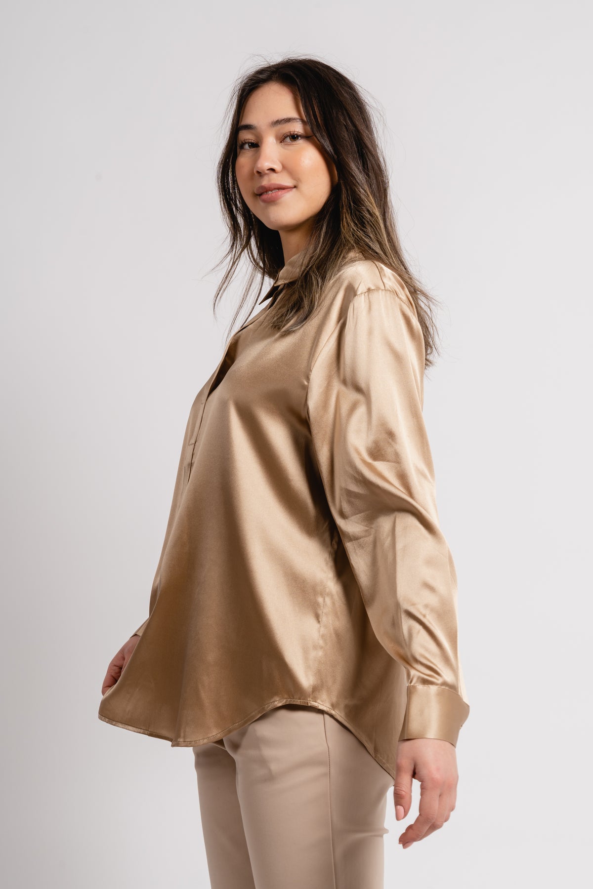 Leia Blouse - Terracotta