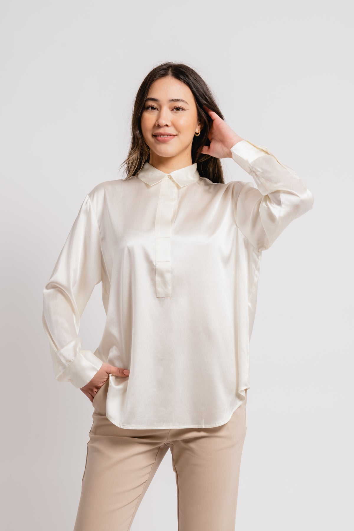 Leia Blus - Offwhite