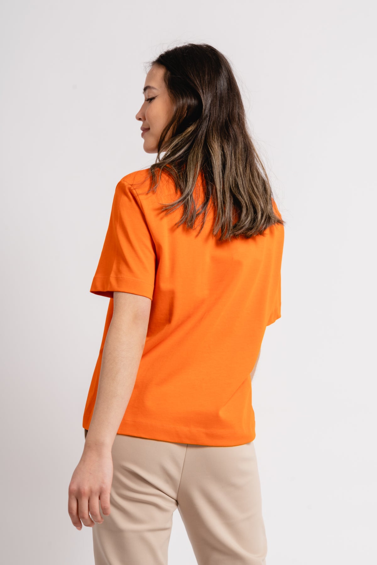 Essential Ss Boxy Tee - Orangeade