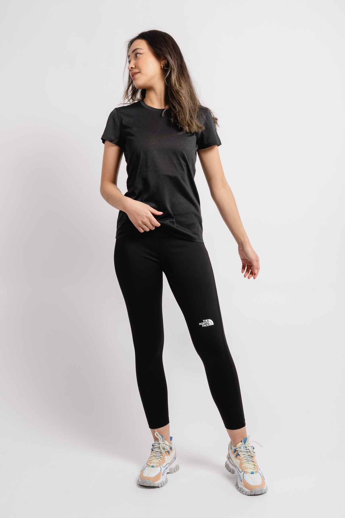 W Flex High Rise 7/8 Tight - Tnf Black