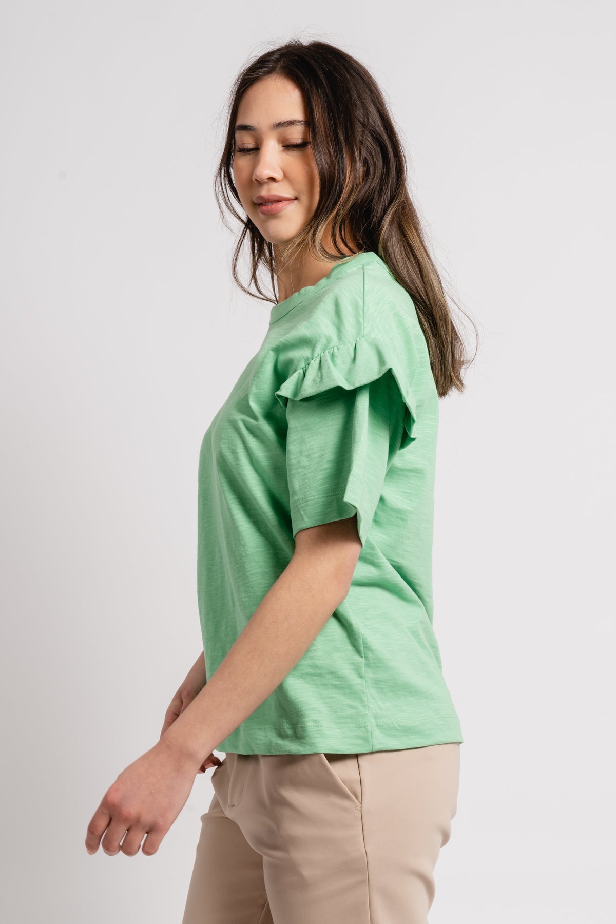 Rylie Ss Florence Tee M - Absinthe Green