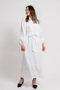 Josefin Linen Dress - White