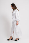 Josefin Linen Dress - White