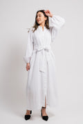 Josefin Linen Dress - White