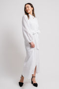 Josefin Linen Dress - White