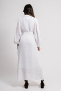 Josefin Linen Dress - White