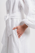 Josefin Linen Dress - White