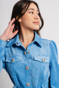 Melanie Dress - Azure Blue