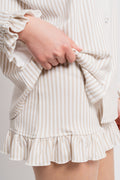 Marna Pysj Set - Striped Beige