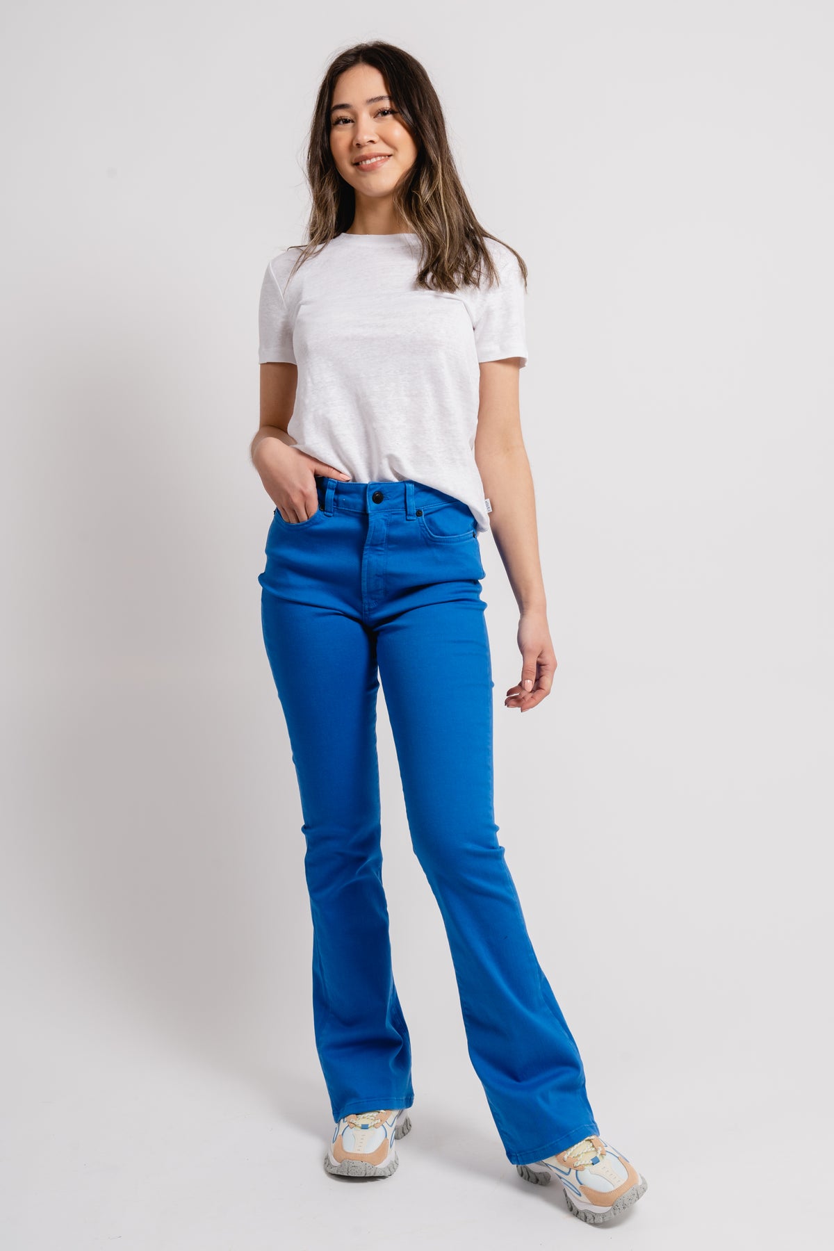 Tara Jeans Color - Royal Blue