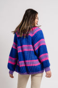 Vera Knit Cardigan - Blue/Lilac Mix
