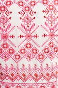 Clary Dress Short W Embrodery - Pink