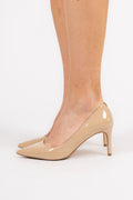 Alina Flex Faux Patent Leather Pump - Light Blush