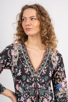 Kassie Dress Beaded - Black