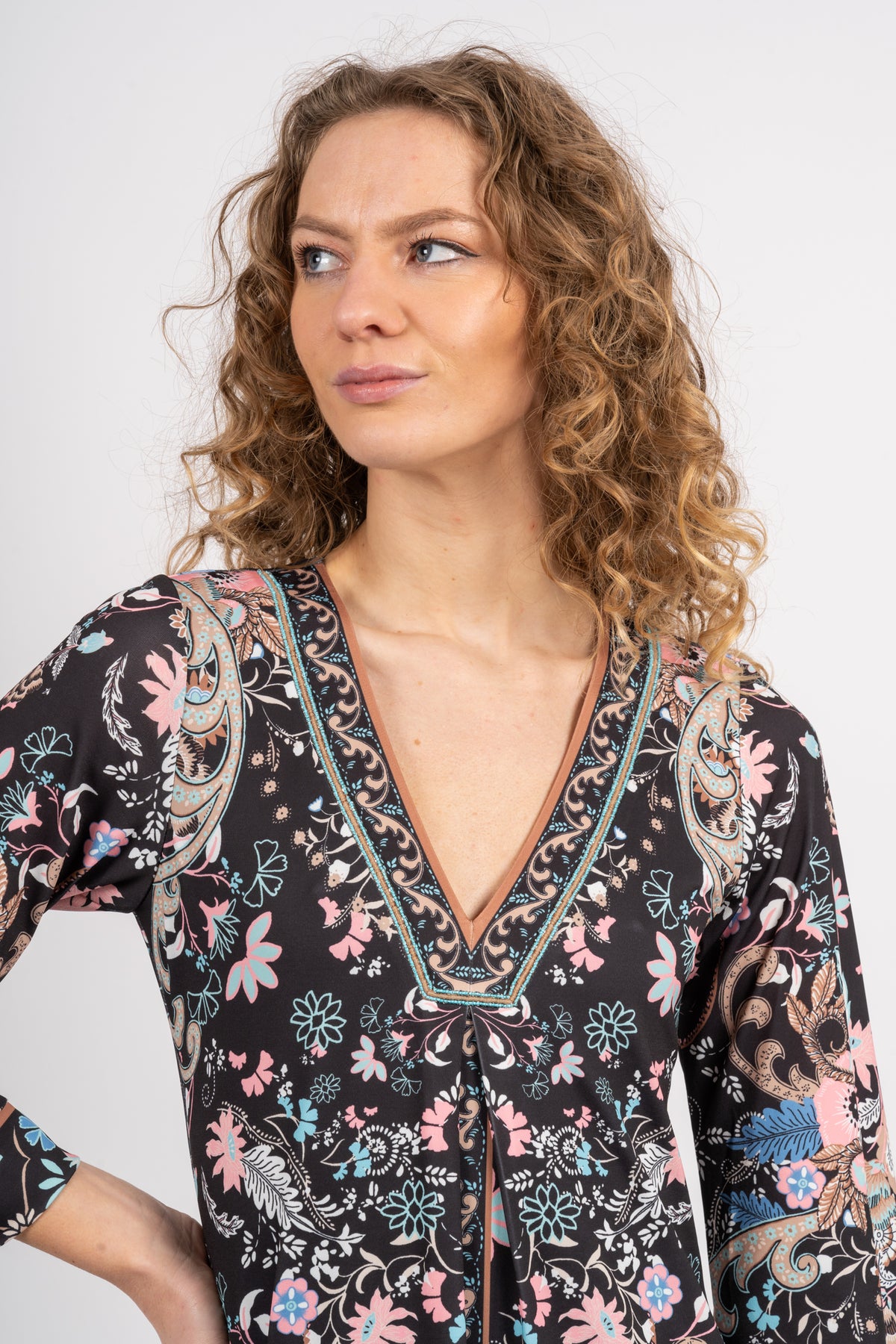 Kassie Dress Beaded - Black