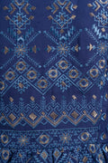 Clary Dress Short W Embrodery - Navy
