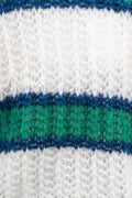 Vera Knit Cardigan - Green/Offwhite