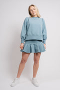 Sarena Sweater - Dusty Teal