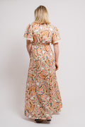 Rhona Long Dress Linen - Ivory