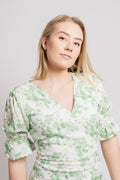 Paola Midiklänning - Creme Flower