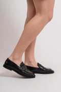 Lilo Loafer - Black Leather