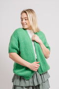 Mary Knit Cardigan - Bright Green
