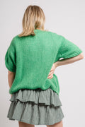 Mary Knit Cardigan - Bright Green