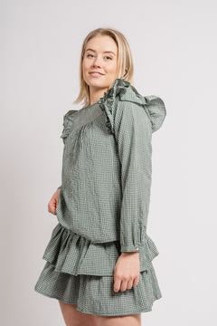 Mercer Ruffle Blouse - Sycamore White