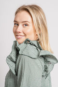 Mercer Ruffle Blouse - Sycamore White