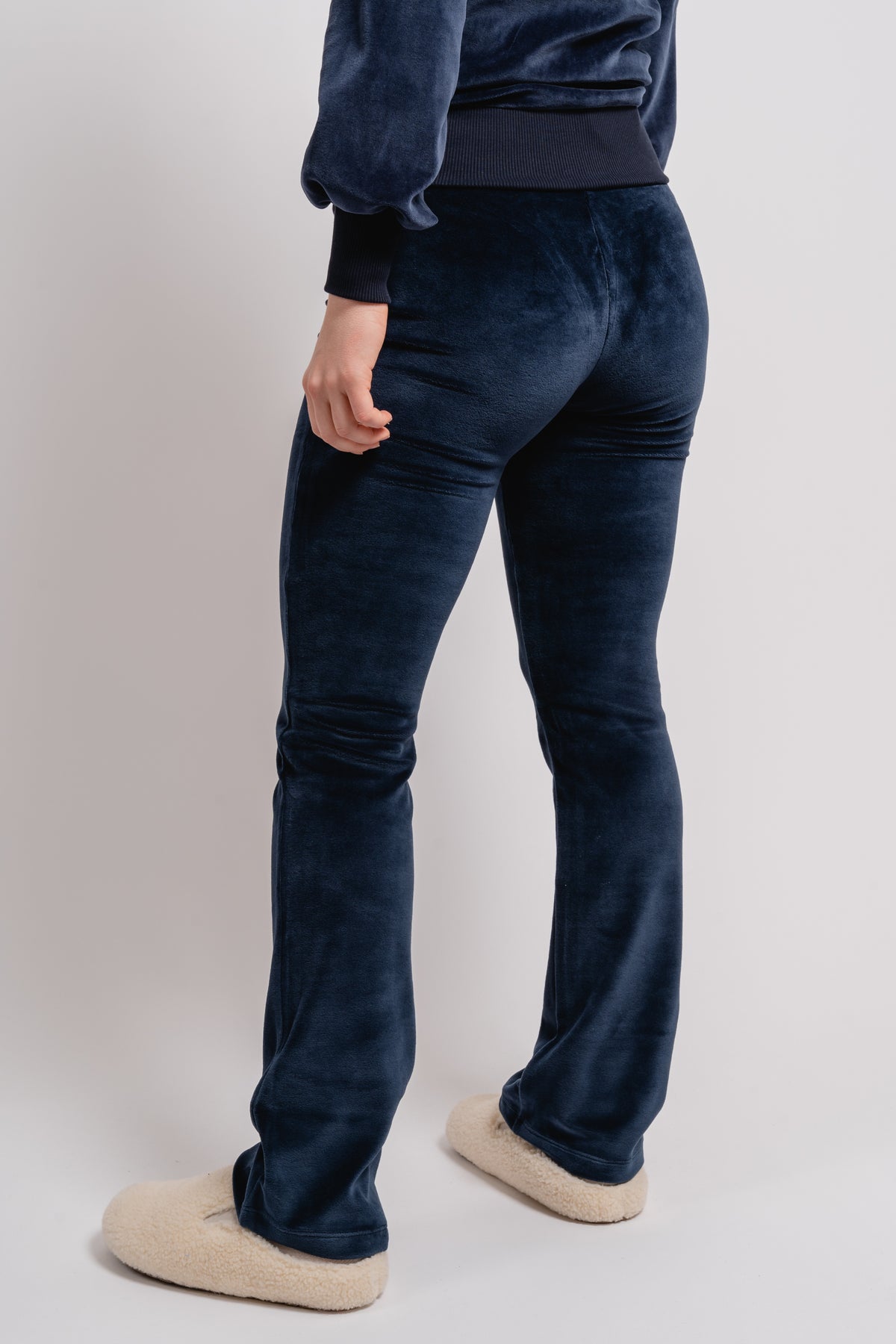 Mynde Velour Pants - Navy