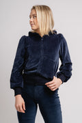 Mim Velour Jacket - Navy