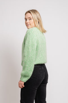 Suanne New Ls Knit Short Cardigan - Absinthe Green